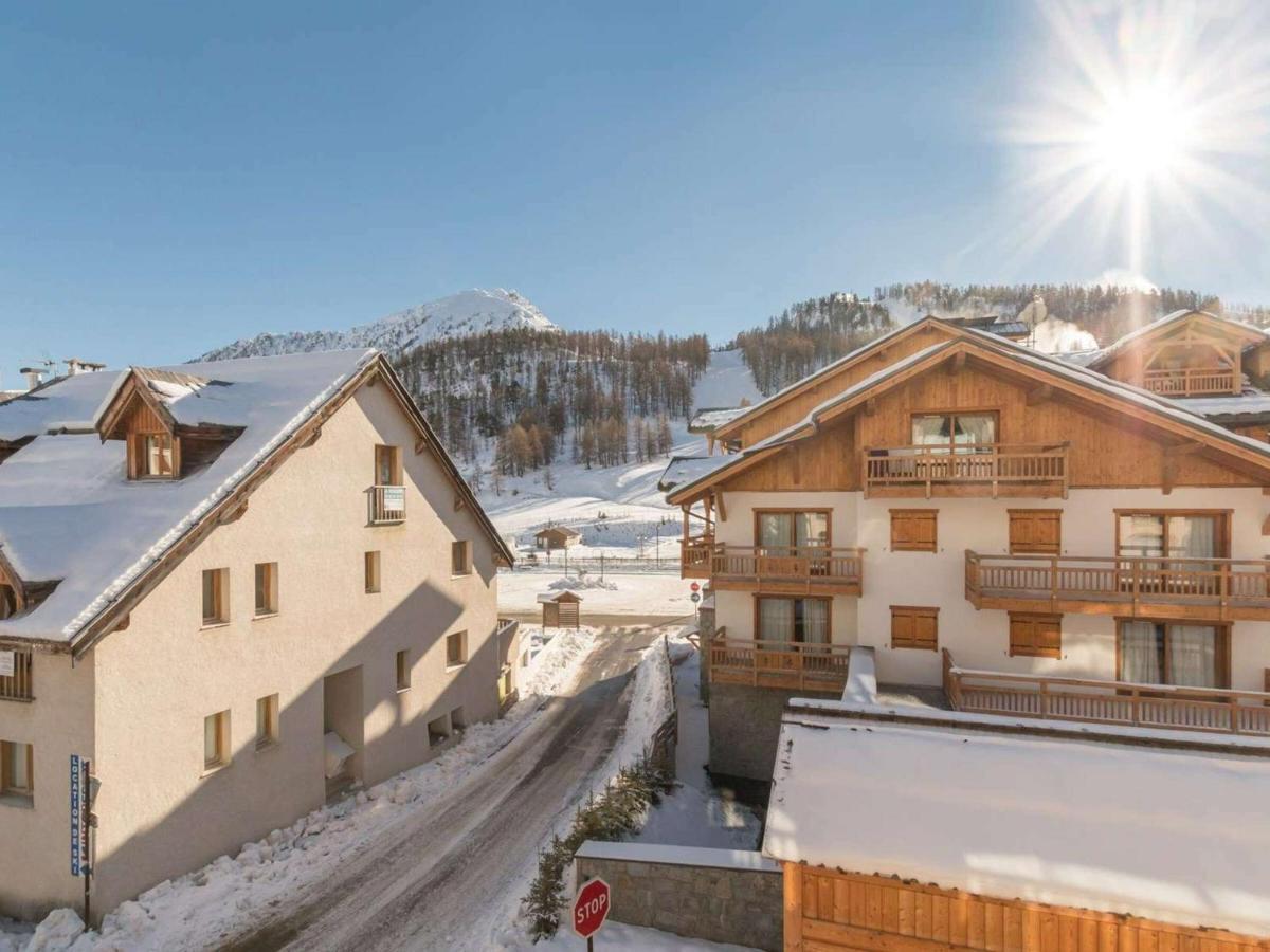 Bel Appartement 3 Pieces Pour 7 Pers Avec Balcon, Montgenevre - Fr-1-330D-126 ภายนอก รูปภาพ